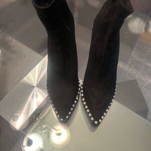 Black Studded Steve Madden Women's Boots